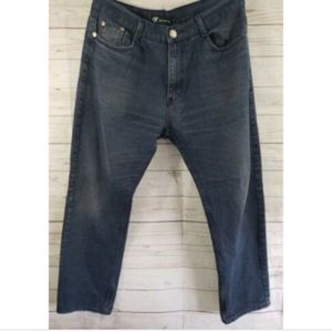 Gut Feeling Straight Leg Jeans 38 x 30 Blue Denim